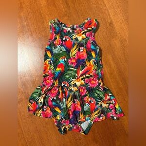 Bums & Roses bamboo tropical romper